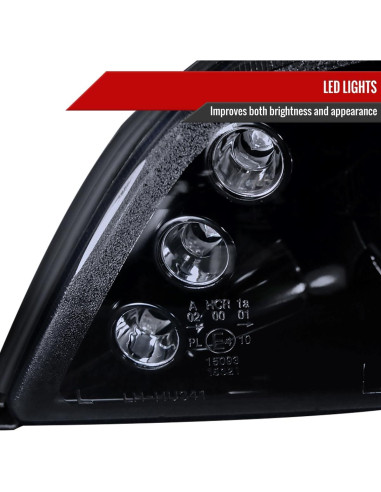 Faros Proyector Halo Duales Instyleparts para BMW E39 1996-2003