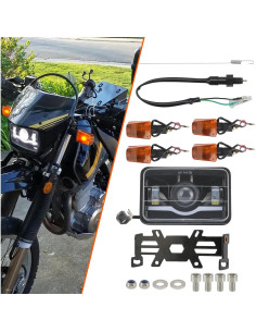 Kit Faro LED Motoparty 4x6" para Suzuki DR-650 2