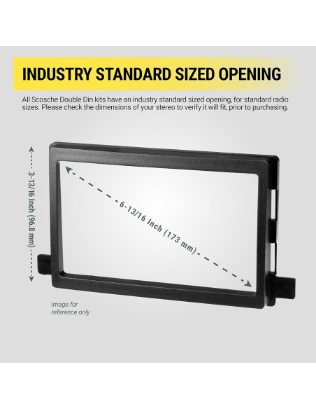 Kit de Instalación Doble DIN Scosche FD6200B para Ford Focus 2012-14