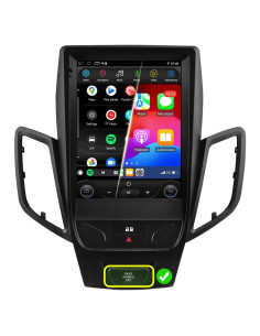 Estéreo de Coche Android 14 Ossuret 9.7" para Ford Fiesta 2009-2020