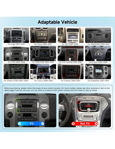 Estéreo de Coche Android 13 VECHTEL 7" 2GB 64GB para Ford