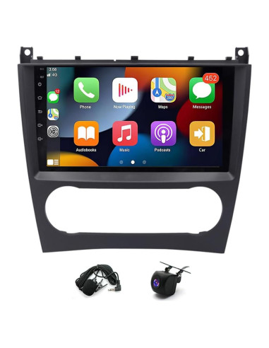 Estéreo de Coche Android 14 9" para Mercedes Clase C W203