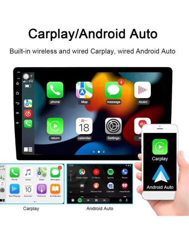 Estéreo de Coche Android 14 9" para Mercedes Clase C W203
