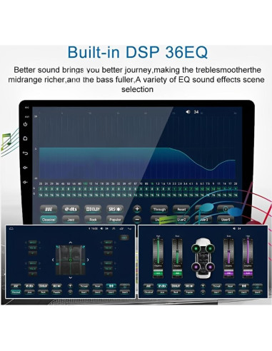 Estéreo de Coche Android 14 9" para Mercedes Clase C W203