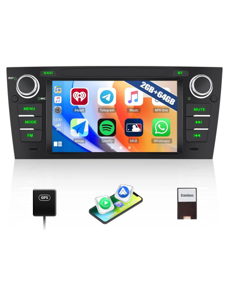 Estéreo de Radio para BMW E90/E91/E92/E93 2005-2011 CAMECHO 2GB+64GB