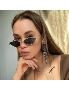 Gafas de sol Dollger ojo de gato triangulares UV400 unisex 2