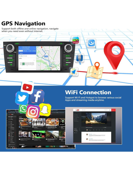 Estéreo de Radio para BMW E90/E91/E92/E93 2005-2011 CAMECHO 2GB+64GB