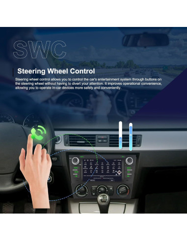 Estéreo de Radio para BMW E90/E91/E92/E93 2005-2011 CAMECHO 2GB+64GB