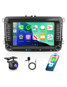 Estéreo de Coche Podofo 7" Android 13 GPS Bluetooth Carplay