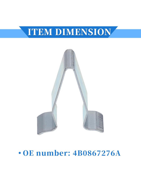 20 Clips de Retención de Panel de Puerta VekAuto para Audi A3