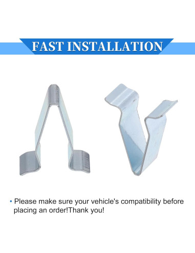 20 Clips de Retención de Panel de Puerta VekAuto para Audi A3