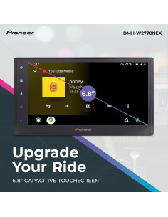 Receptor Multimedia Pioneer DMH-W2770NEX Doble Din 6.8" 2