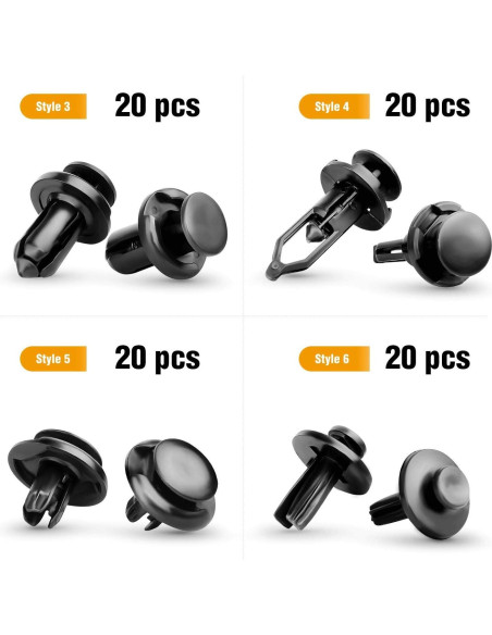 Kit de 120 Clips de Remache GOOACC GRC-30 + Removedor