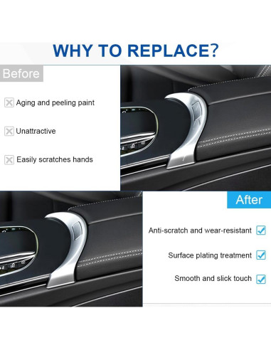 Botón de Liberación Reposabrazos Central JDMON para Mercedes-Benz