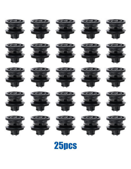Sujetadores de Panel de Recorte OAUTOO 25pcs para VW 3B0-868-243