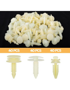 Xislet 120 Piezas Sujetadores de Panel de Puerta GM 10153057 2