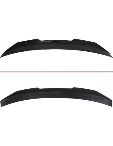 Alerón Trasero Audi A4 S4 B9 2017-2024 Negro Brillante