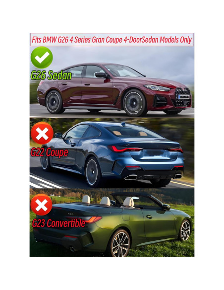 Alerón Trasero para Ventana Techo BMW G26 4 Series 2021-2025