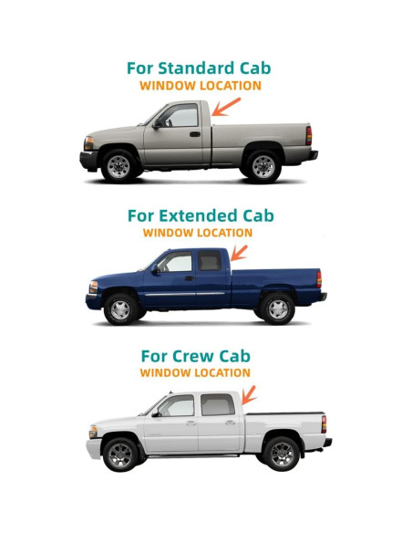 Cristal Trasero de Ventana Chevrolet Silverado/GMC Sierra 1999-2007