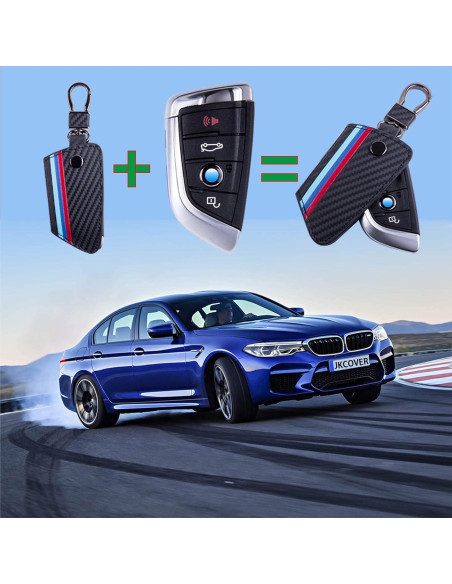 Funda de Llave JKCOVER para BMW X1 X5 X6 5 7 Series