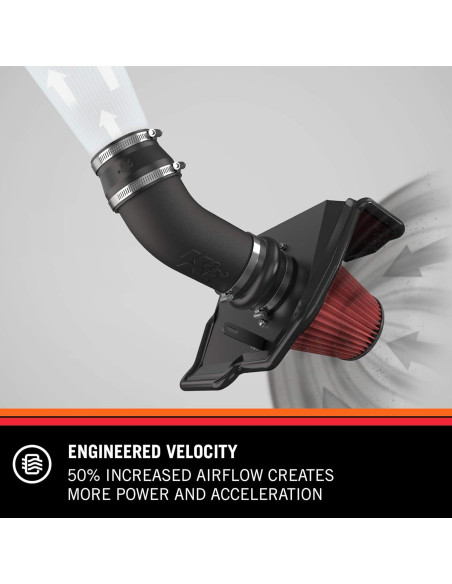 Kit de Admisión de Aire Frío K&N 57-0357 para Peugeot 106 II