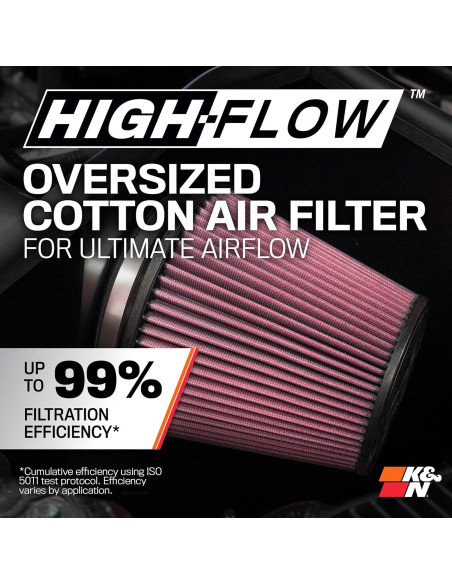 Sistema de Admisión de Aire Frío K&N 63-6019 para Nissan Titan 2017-2024