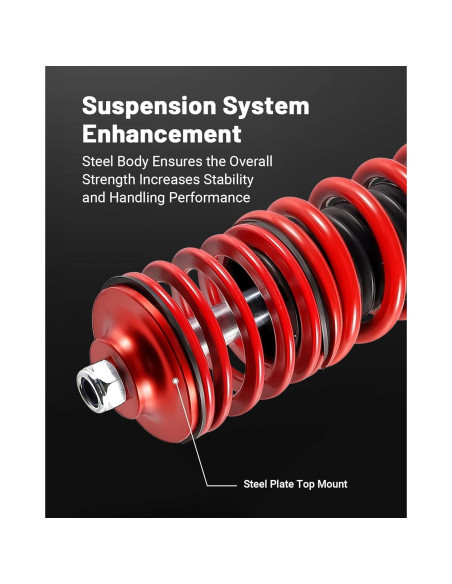 Coilovers Ajustables EVIL ENERGY para VW Jetta Golf Beetle 5-10cm