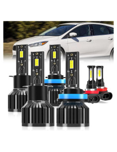 Bombillas LED AYGZRUB H1 H11 para Ford Focus 2012-2018 600% Brillo
