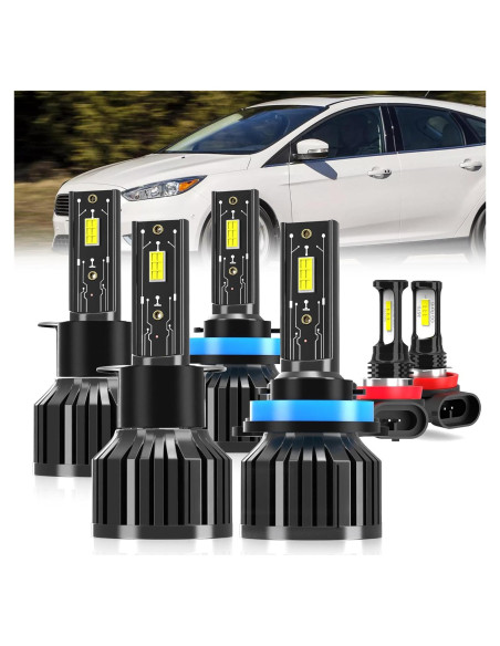 Bombillas LED AYGZRUB H1 H11 para Ford Focus 2012-2018 600% Brillo