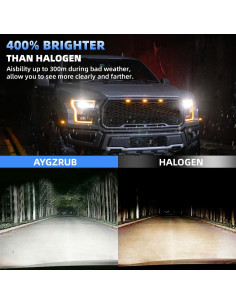 Bombillas LED AYGZRUB H1 H11 para Ford Focus 2012-2018 600% Brillo 2