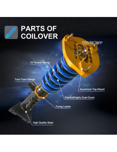 Amortiguadores de Bobina MOSTPLUS para Mercedes-Benz C180 C200 C250