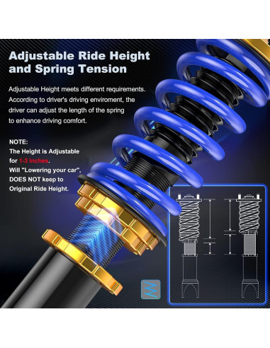 Amortiguadores de Bobina MOSTPLUS para Mercedes-Benz C180 C200 C250