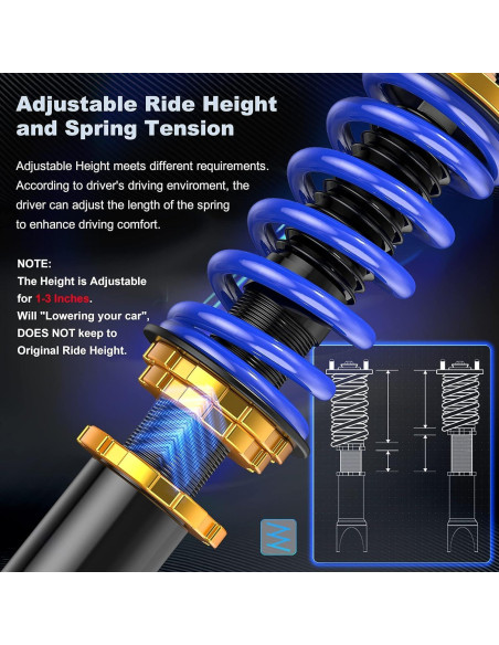 Amortiguadores de Bobina MOSTPLUS para Mercedes-Benz C180 C200 C250