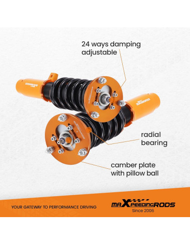Coilovers Ajustables maXpeedingrods para BMW 1-Series E82 E88 2008-2013