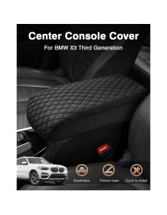 Cubierta de Consola Central Shademax para BMW X3 2018-2024 2