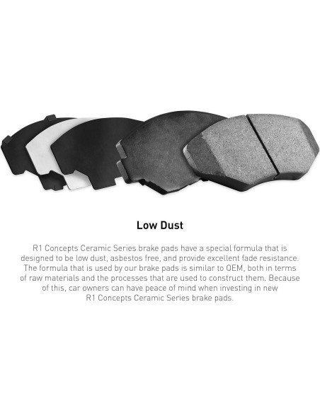 Pastillas de Freno Cerámicas Delanteras R1 Concepts para Nissan