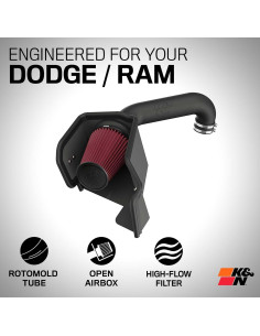 Sistema de Admisión de Aire Frío K&N 63-1561 para RAM 1500/2500/3500 2
