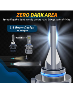 Bombillas de luz 9005 9006 AUIMSOCO para Toyota Corolla 2005-2008 2
