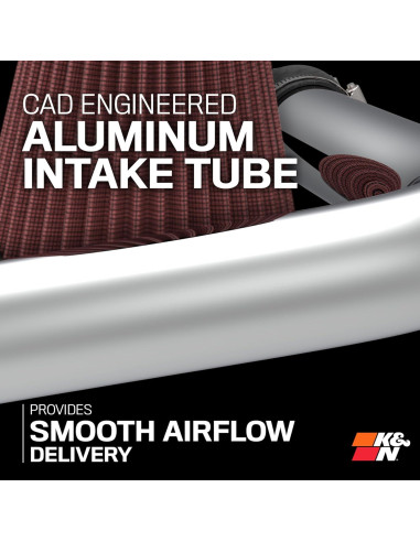 Sistema de Admisión de Aire Frío K&N 69-6544TS para Mitsubishi Lancer 2008-2014