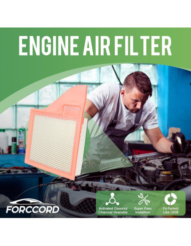 Filtro de aire de cabina y motor Forccord CF10370 CA10781