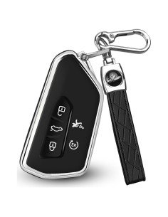 Cubierta de llavero Volkswagen FT FUNTOR 5 Botones TPU Negro