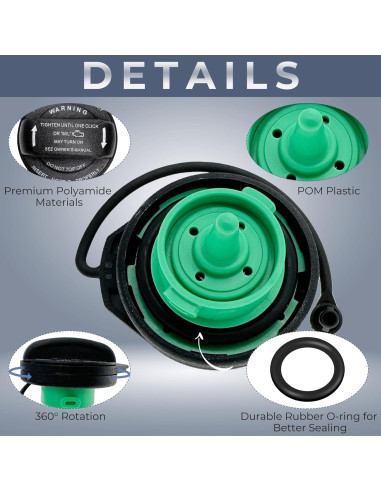 Tapa de Gas Manymiba para Volkswagen y Audi 2011-2020