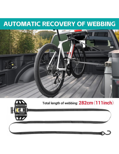 Correas de Tracción Retráctiles OUSUWO para Ford F150 2015-2025