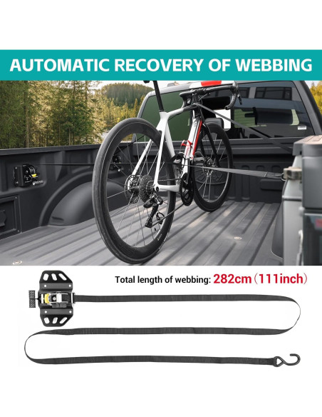 Correas de Tracción Retráctiles OUSUWO para Ford F150 2015-2025