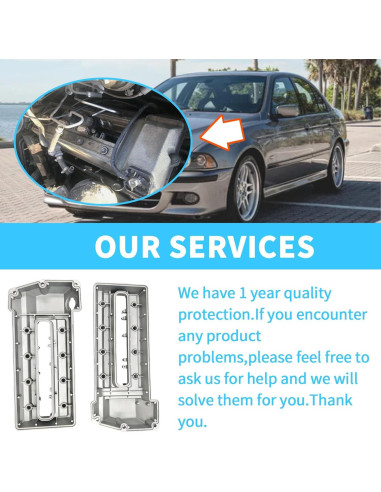 Cubierta de Válvula de Motor BZLINQUAN para BMW E38/E39 4.4L