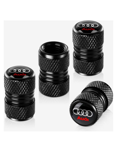 Tapas de Válvula de Neumático Xiconbao para Audi - Paquete de 4