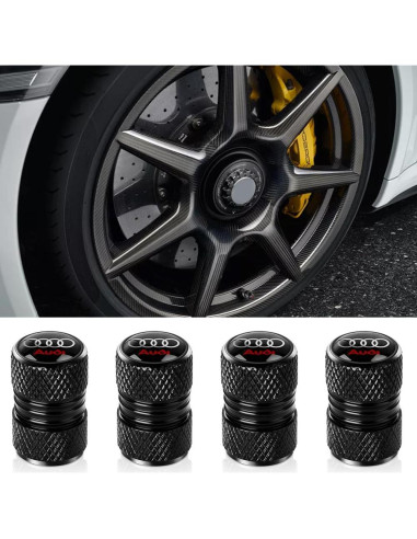 Tapas de Válvula de Neumático Xiconbao para Audi - Paquete de 4