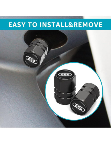 Tapones de Válvula de Cobre LASERSWING para Audi - 4 Pcs