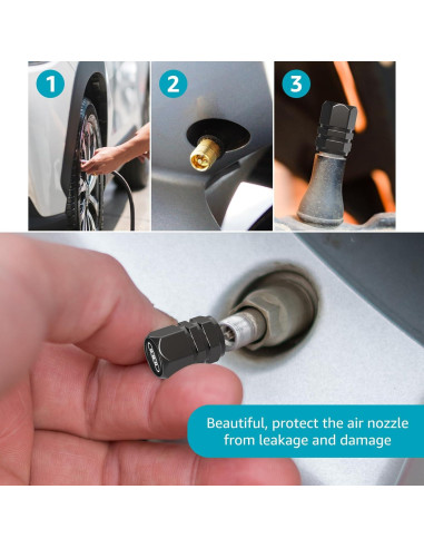 Tapones de Válvula de Cobre LASERSWING para Audi - 4 Pcs