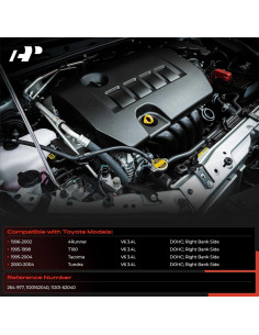 Cubierta de Válvula del Motor A-Premium para Toyota V6 3.4L 2